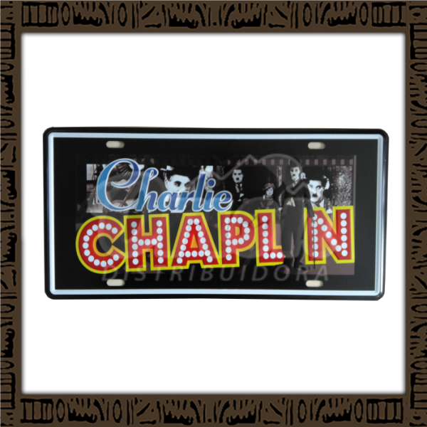 Quadro Decorativo de Parede 15x30 - Placa 073 Chaplin - MXF17052
